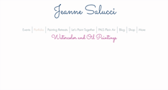 Desktop Screenshot of jeannesalucciart.com